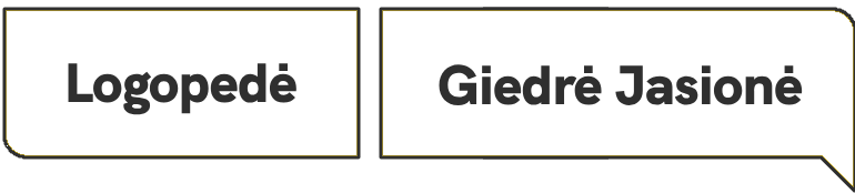 Logopedė &ndash; Giedrė Jasionė